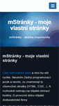 Mobile Screenshot of mstranky.cz