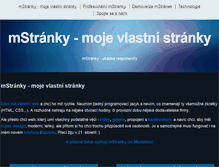 Tablet Screenshot of mstranky.cz